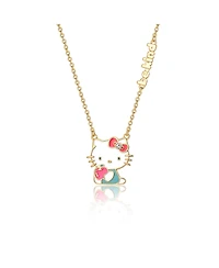Sanrio Hello Kitty Crystal "Be Kind" Apple Necklace - 18'' Chain
