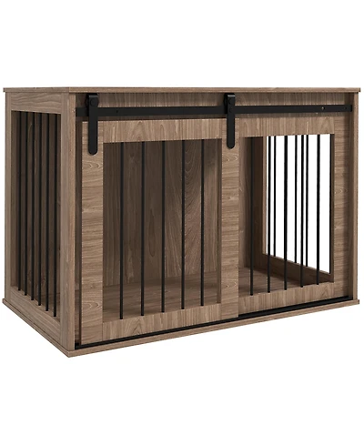 PawHut Dog Crate Furniture for Large Sized Dog, 39" x 23" x 24",