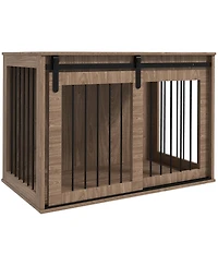 PawHut Dog Crate Furniture for Large Sized Dog, 39" x 23" x 24",