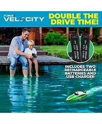 Force1 Velocity Fast Rc Boat - Green