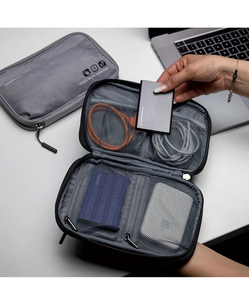 Travelon World Travel Essentials Tech Organizer