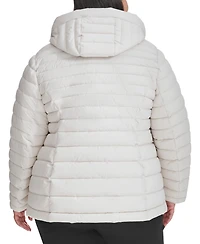 Tommy Hilfiger Plus Hooded Packable Puffer Coat, Created for Macy's