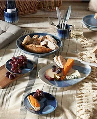 Denby Studio Blue Accent Set of 4 Small Plates