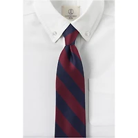 Lands' End School Uniform Kids Stripe Pre Tied Tie