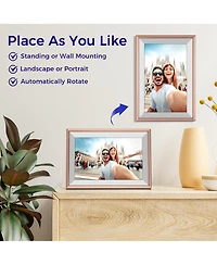 Elime 10.1" WiFi Frameo Digital Picture Frame - Auto Rotate - Free Unlimited Storage