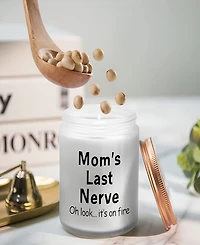 Lovery "Mom's Last Nerve" Vanilla-Scented Soy Wax Candle, 10 oz.