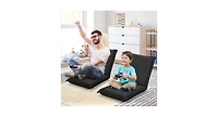 Slickblue Adjustable 6 Positions Folding Lazy Man Sofa Chair Floor