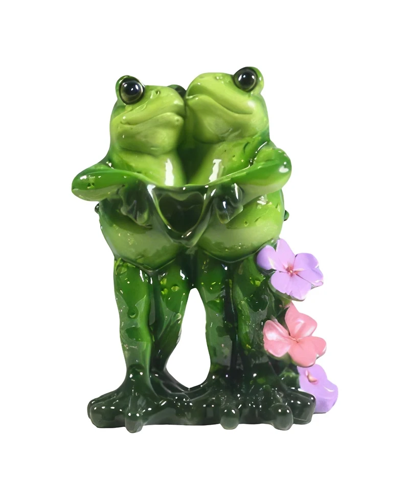 Fc Design 4.75"H Frog Couple Sign of Love Figurine Decoration Home Decor Perfect Gift for House Warming, Holidays and Birthdays