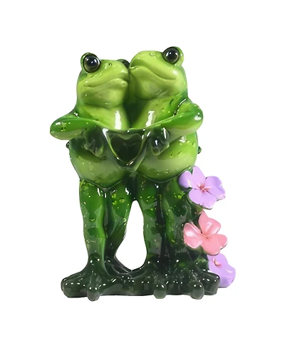 Fc Design 4.75"H Frog Couple Sign of Love Figurine Decoration Home Decor Perfect Gift for House Warming, Holidays and Birthdays