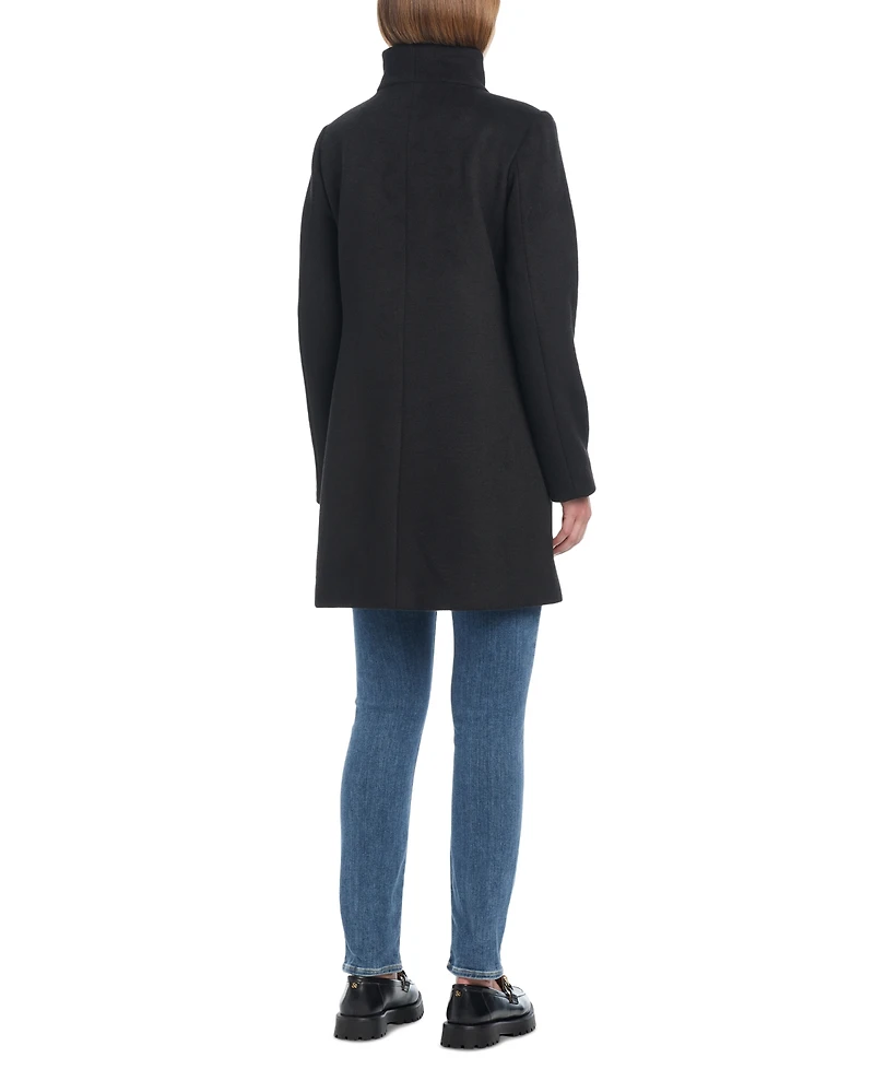 Kate Spade New York Women's Single-Breasted Stand-Collar Coat