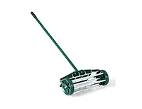 Slickblue 18-Inch Rolling Lawn Aerator with Splash-Proof Fender