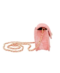 Tiny Treats + Zomi Gems Girls Tie Dye Quilted Denim Handbag, Pink