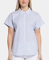 Nydj Women's Maya Collared Blouse Top