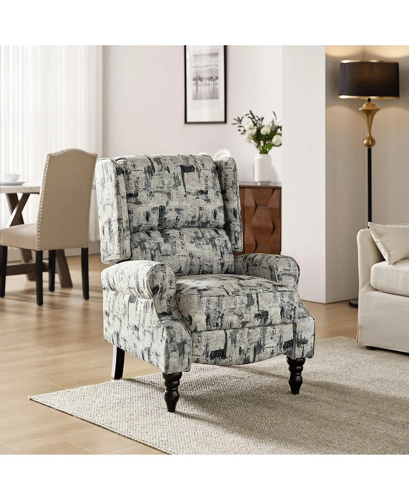 Asikli Manual Recliner with Wingback Design
