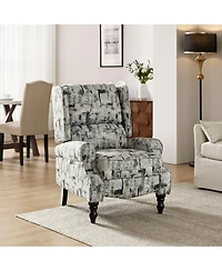 Asikli Manual Recliner with Wingback Design