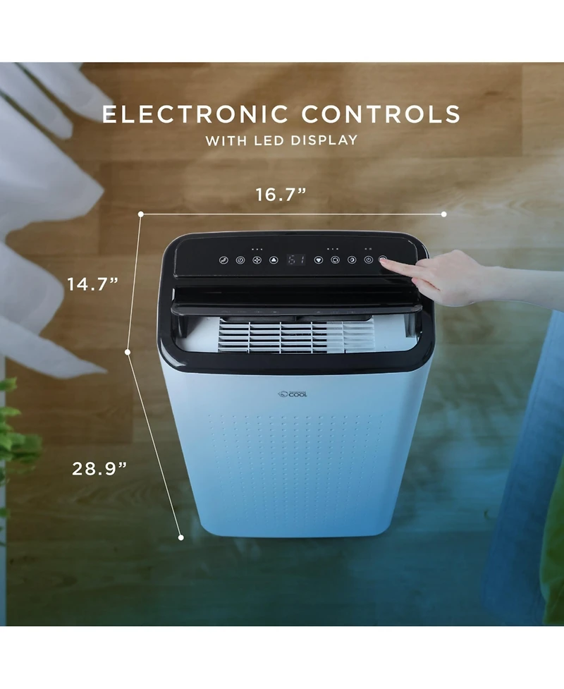 Commercial Cool Portable Air Conditioner 12,000 Btu Air Conditioner Unit with Dehumidifier & Fan, Ac Unit Cools up to 550 Square Feet, Indoor Air Cond