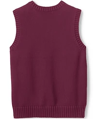 Lands' End Girls Cotton Modal Sweater Vest