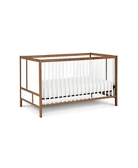 Suite Bebe Pixie Finn 3-in-1 Convertible Crib in Walnut/White