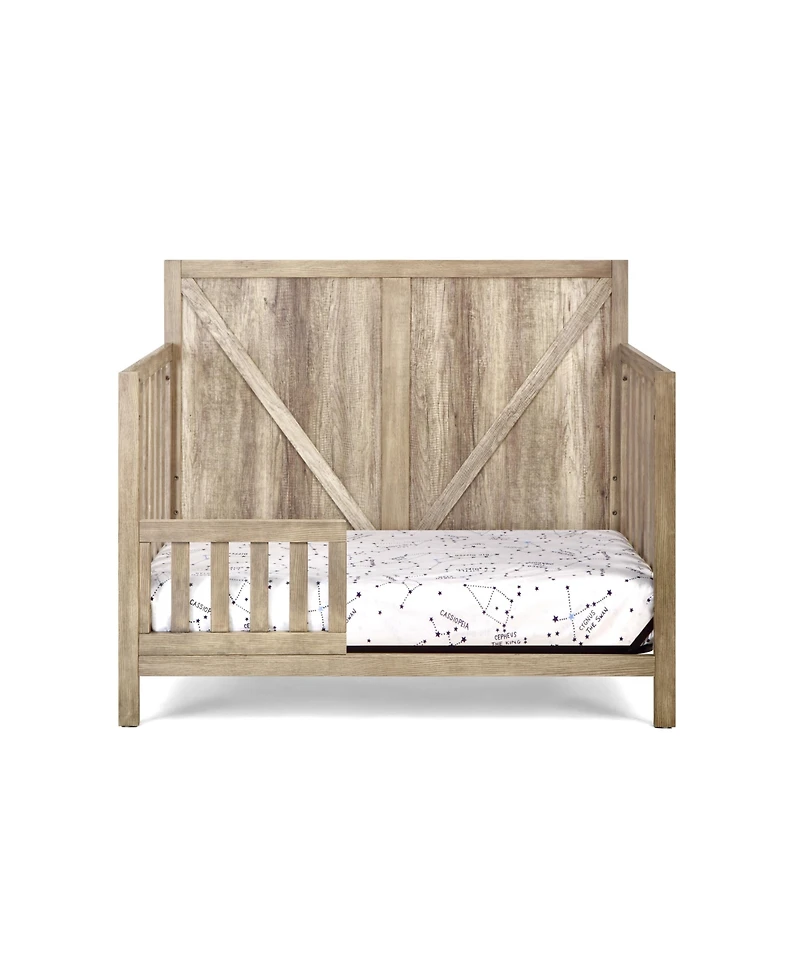 Suite Bebe Barnside 4-in-1 Convertible Crib Vintage Chestnut