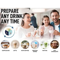 Powerful Handheld Milk Frother for Coffee with Upgraded Titanium Motor