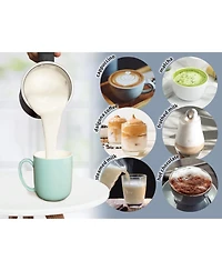 Milk Frother Electric Heater - Automatic 4-in-1 Function Steamer For Hot & Cold