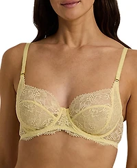 Lauren Ralph Women's Unlined Lace Full Coverage Bra 4L0026