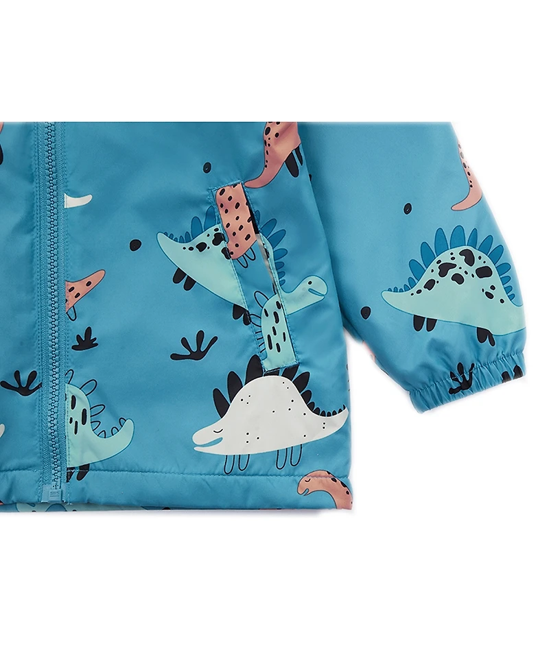 Rokka&Rolla Toddler Boys Fleece Lined Windbreaker Rain Jacket
