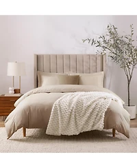 Aston and Arden Aston & Arden Cottontail Faux Fur Throw Blanket, Soft Rabbit Tail Texture, Oversized Throw, 50x70, with Premium Gift Box