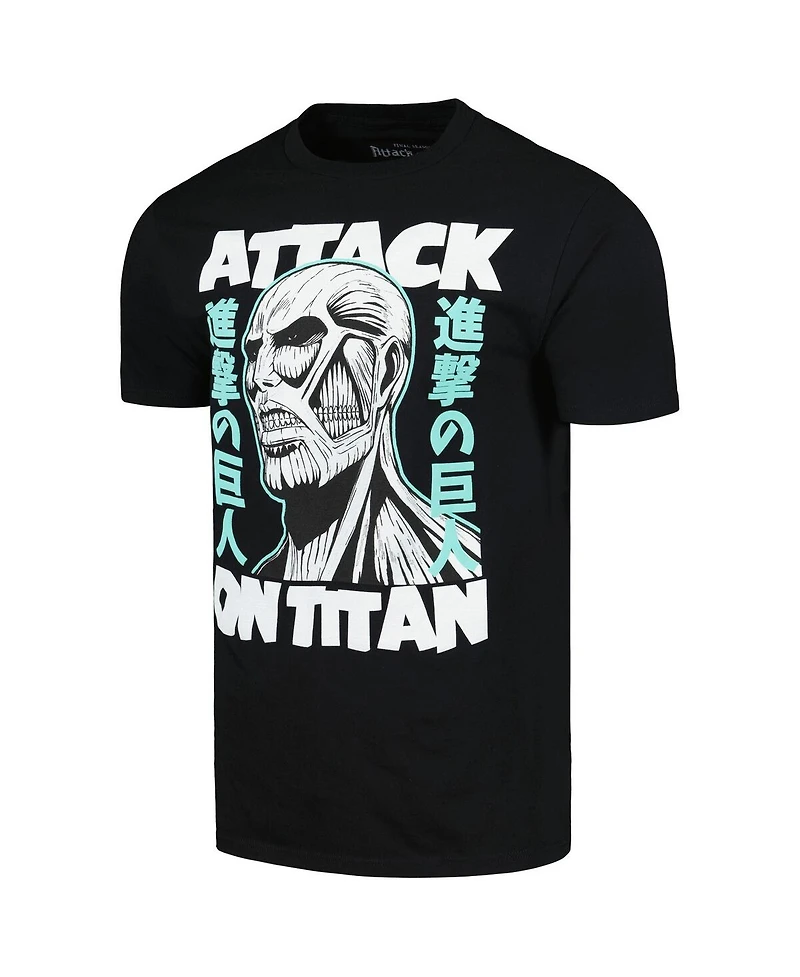 Ripple Junction Men's Black Attack on Titan Graphic T-Shirt
