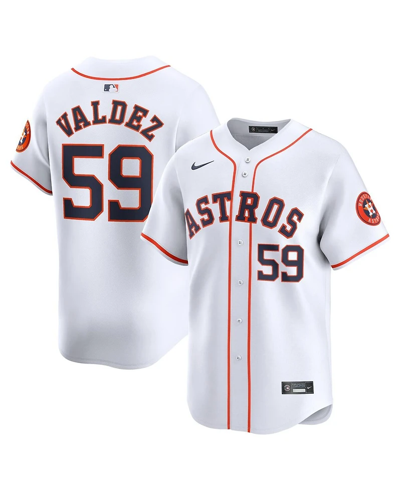 Nike Men's Framber Valdez White Houston Astros Home Limited Player Jersey