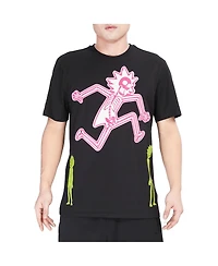 Freeze Max Unisex Black Rick And Morty Electric Shock T-Shirt