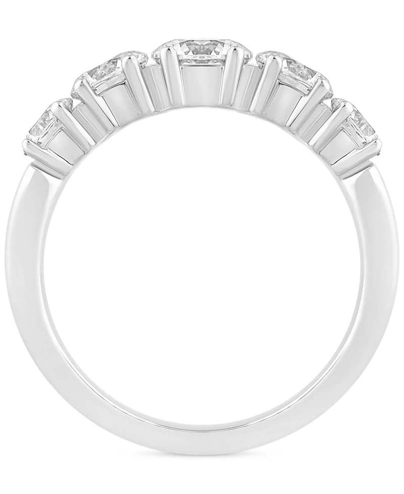 Diamond Five Stone Band (2 ct. t.w.) 14k White Gold