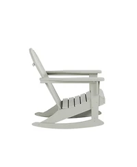WestinTrends Outdoor Patio Porch Rocking Adirondack Chair