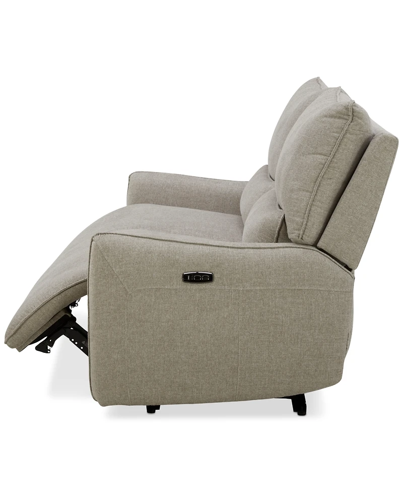 Olper 2-Pc. Fabric Zero Wall Sofa with 2 Power Recliners, Created for Macy's