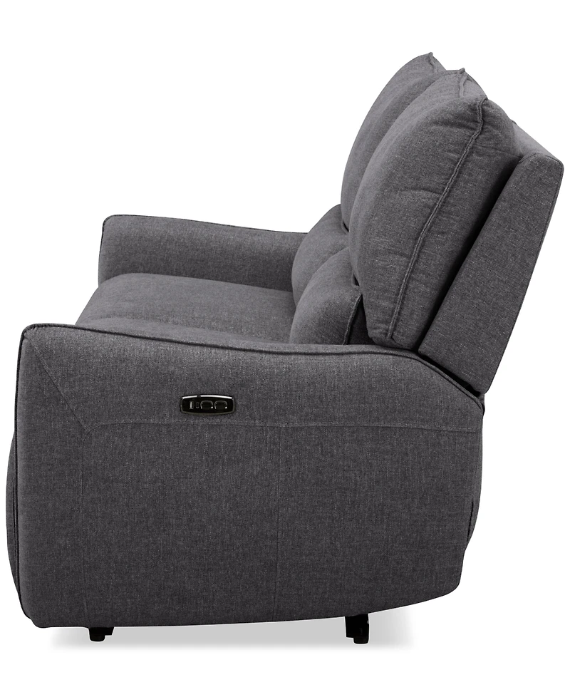 Olper 2-Pc. Fabric Zero Wall Sofa with 2 Power Recliners, Created for Macy's