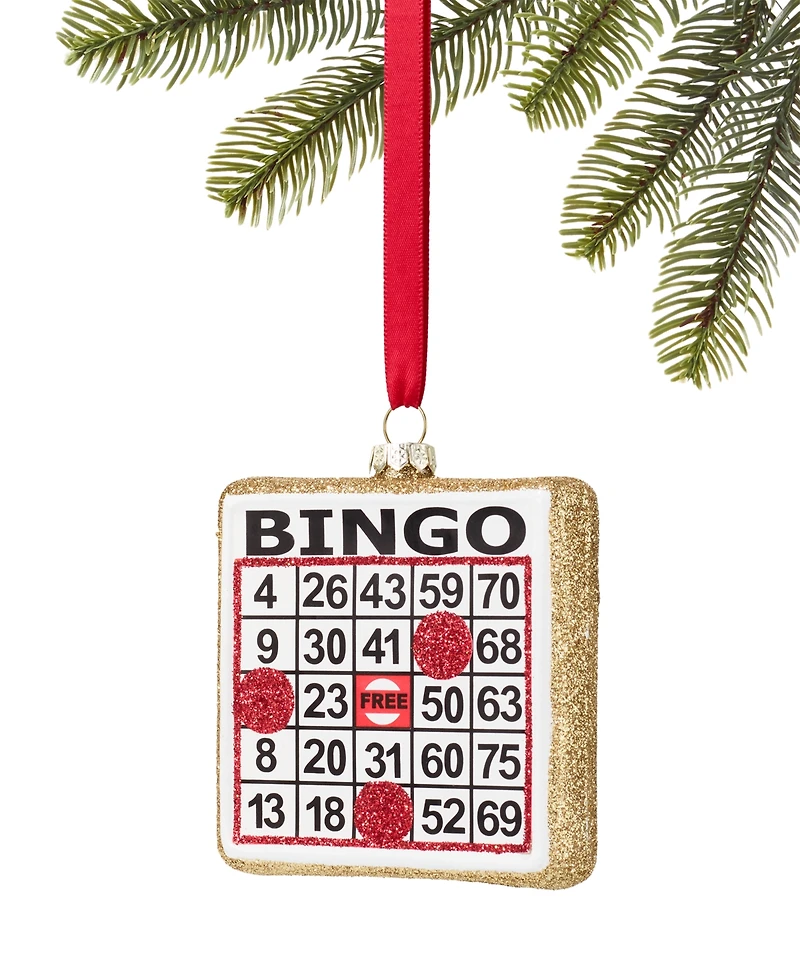Holiday Lane All About You Bingo Ornament, Exclusively at Macy's