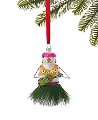 Holiday Lane Hawaii Snowman in a Hula Skirt Ornament, Exclusively at Macy's
