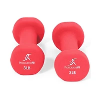 Neoprene Dumbbells, 3lbs, Set of 2