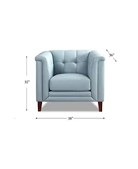 Arvo 38" Top Grain Leather Chair