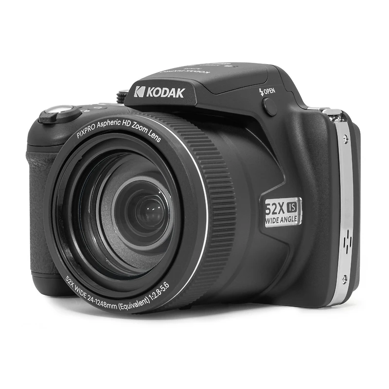 Kodak Pixpro Astro Zoom AZ528 16MP Full Hd 3" Lcd Screen Digital Camera, 52x Optical Zoom, Black