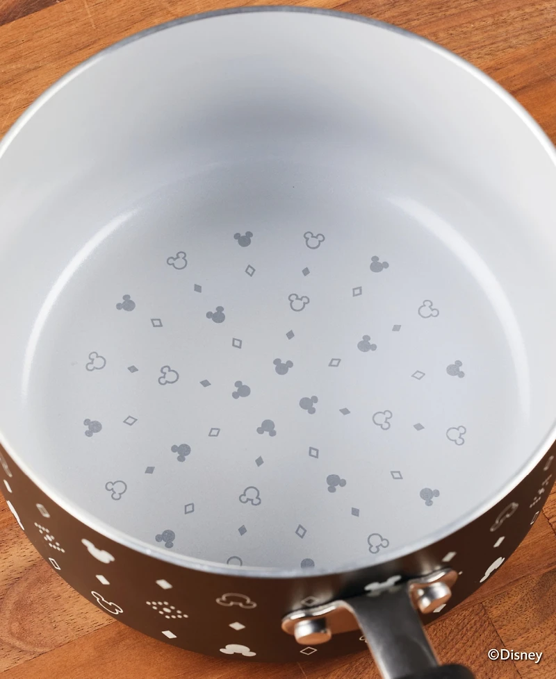Farberware Disney Monochrome 2 Quart Ceramic Nonstick Saucepan with Lid