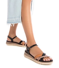 Women's Low Wedge Strappy Sandals By Xti