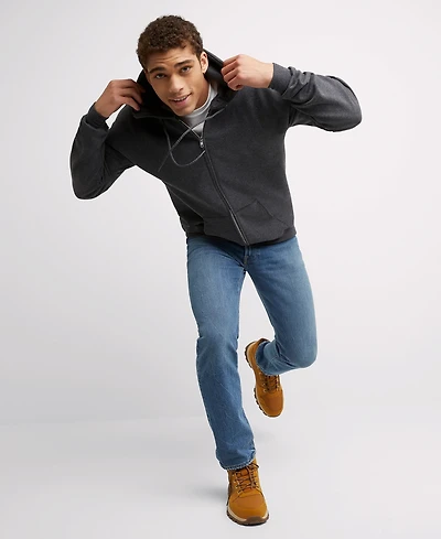 Hanes Ultimate Men's Full-Zip Heavyweight Fleece Hoodie