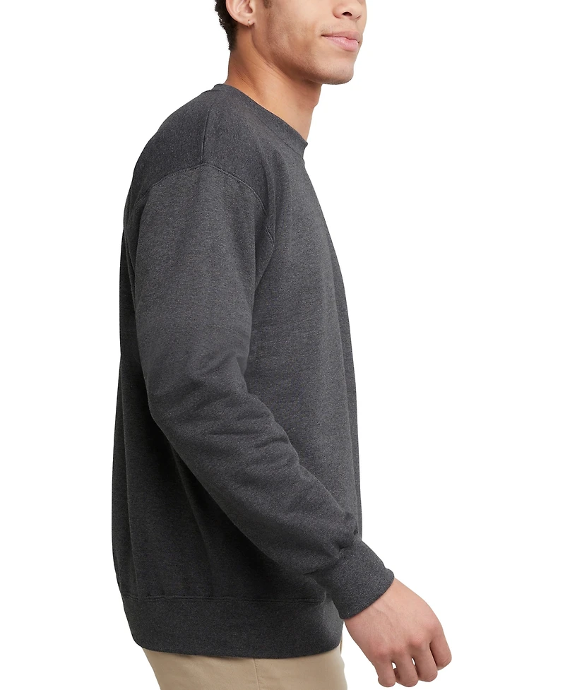 Hanes Ultimate Men's Heavyweight Fleece Crewneck Sweatshirt