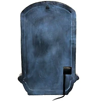 Seaside 27-Inch Outdoor Wall Fountain - Outdoor Water Fountain for Garden, Patio and Balcony - Lead Finish