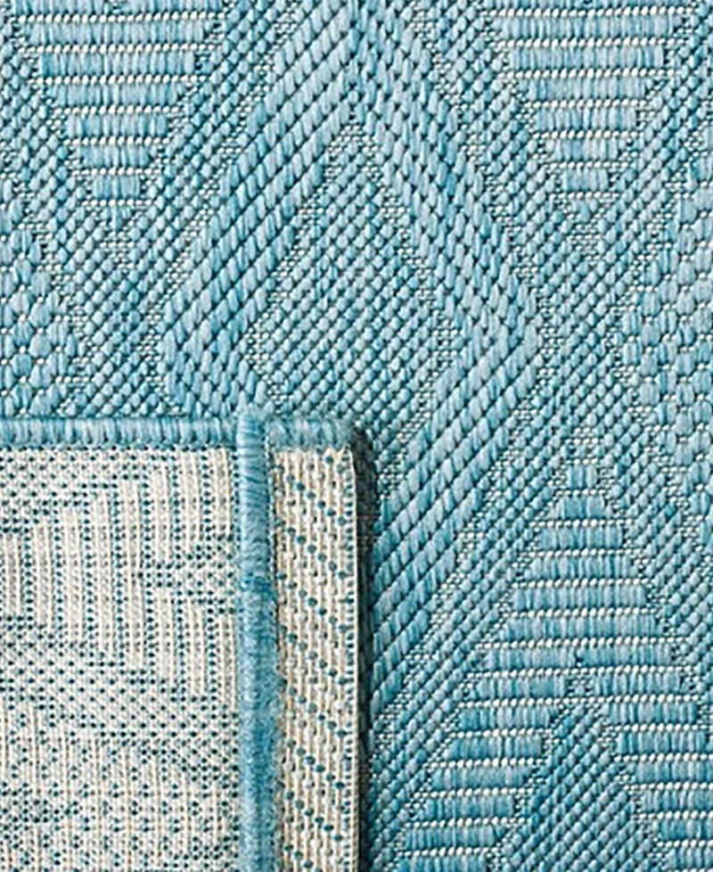 Safavieh Courtyard CY8522 Aqua 8' x 11' Outdoor Area Rug