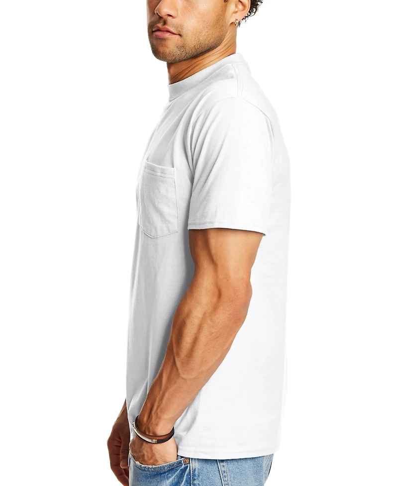 Hanes Beefy-t Unisex Pocket T-Shirt, 2-Pack