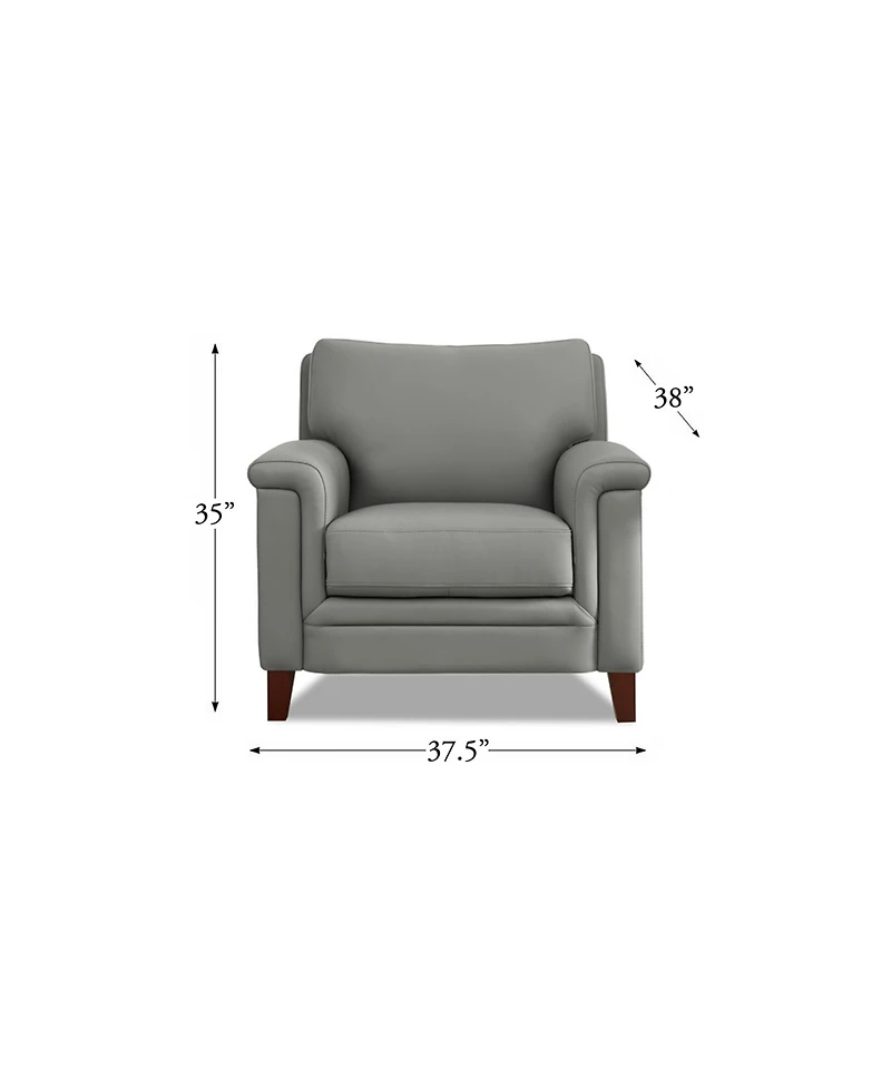 Westcott 38" Top Grain Leather Chair