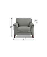Westcott 38" Top Grain Leather Chair