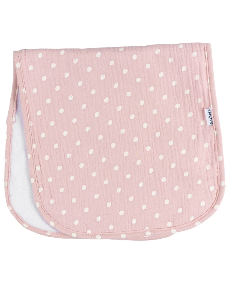 Gerber Baby Neutral Stars Muslin Burpcloths - 5-Pack